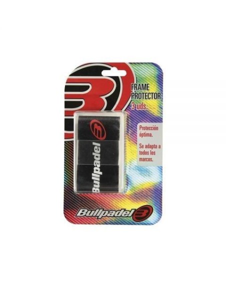 Protector Bullpadel Frame 3 Ud 005 Negro | Ofertas de pádel